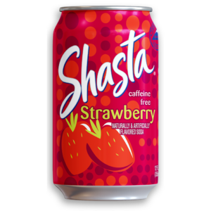 24/12oz SHASTA STRAWBERRY SODA