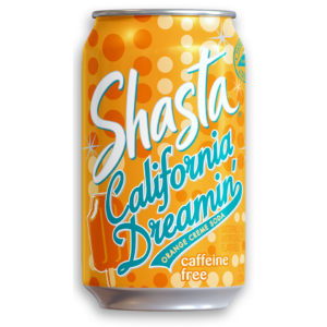24/12oz SHASTA CALIFORNIA DREAMIN SODA