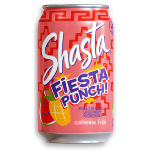 24/12oz SHASTA FIESTA PUNCH SODA