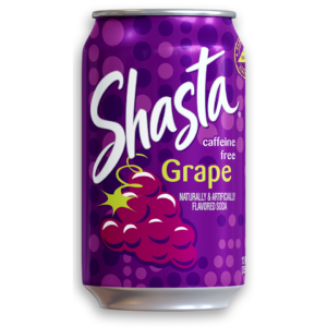 24/12oz SHASTA GRAPE SODA