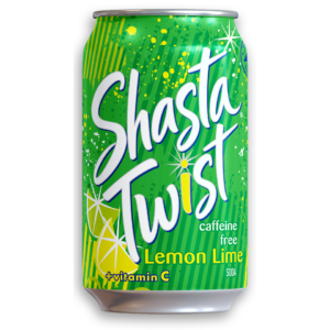 24/12oz SHASTA LIME LEMON TWIST SODA