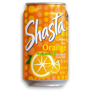 24/12oz SHASTA ORANGE SODA