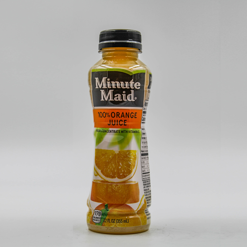 Minute Maid Orange Juice, 12 Oz. Bottles, 24 Pack