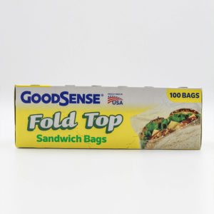 1/100ct. Goodsense Sandwich Bags