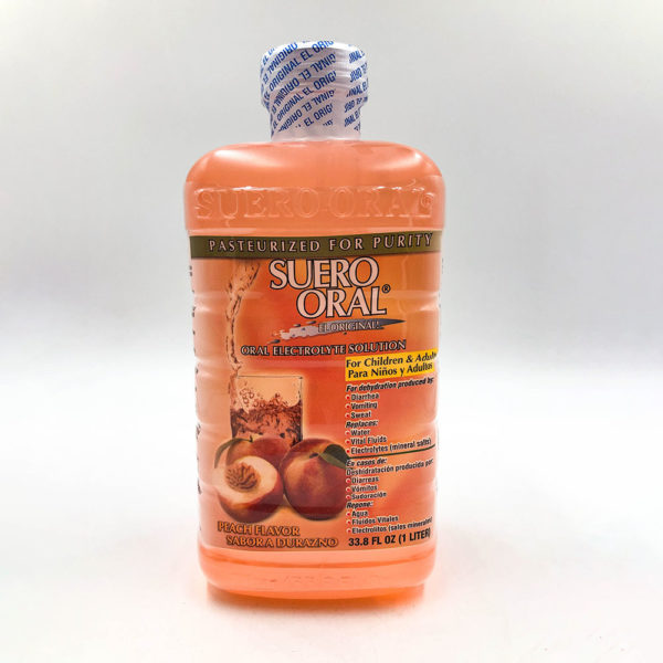 6/ 33.8oz SUERO ORAL PEACH