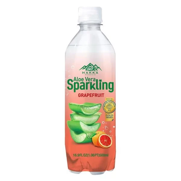 20/16.9OZ OKF ALOE VERA GRAPEFRUIT SPARKLING DRINK