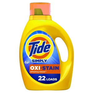 6/31oz TIDE SIMPLY + OXI LIQUID DETERGENT