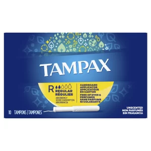 1/10 ct TAMPAX REGULAR TAMPONS