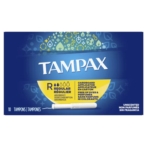 1/10 ct TAMPAX REGULAR TAMPONS