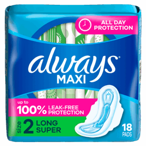 1/18 ct ALWAYS MAXI PADS
