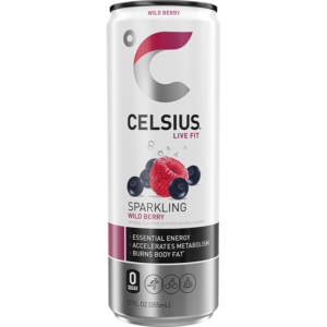 12/12oz CELSIUS SPARKLING WILD BERRY