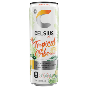 12/12oz CELSIUS SPARKLING TROPICAL VIBE