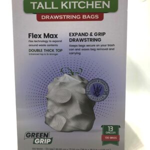 1/13 GALON 100 CT. TALL KITCHEN DRAWSTRIG BAG