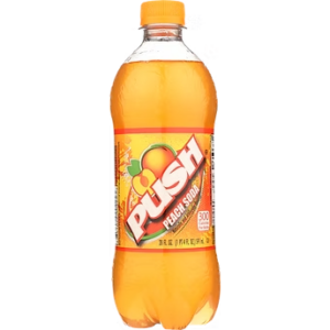 PUSH PEACH SODA 24/20oz