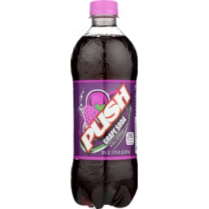 PUSH GRAPE SODA 24/20oz