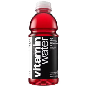 12/20oz VITAMIN WATER XXX ACAI BLUEBERRY POMEGRANATE