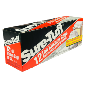 1/12CT 13 GAL. SURE TUFF KITCHEN BAGS