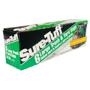 1/6 CT 33 GAL. SURE TUFF LARGE TRASH BAG