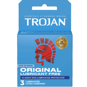 1/3PK TROJAN ORIGINAL LUBRICANT FREE