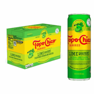24/12oz TOPOCHICO SABORES LIME WITH MINT EXTRACT