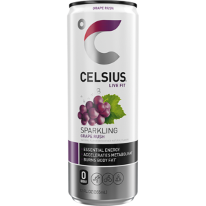 12/12oz CELSIUS SPARKLING GRAPE RUSH