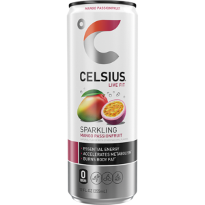 12/12oz CELSIUS SPARKLING MANGO PASSION FRUIT